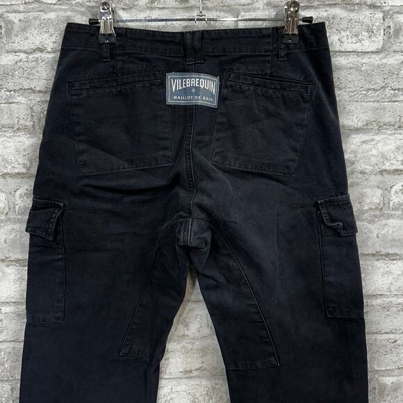 NWT Vilebrequin Kid's Sz 12‎ Washed Black Cargo Tapered Pant - Picture 3 of 13